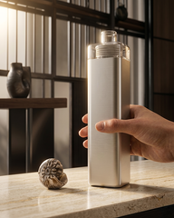 Modern Square Glass Water Bottle