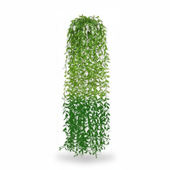 Artificial Trailing Willow Leaf Vine - 3.3ft Dark Green Hanging Plant