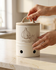 Coffee Storage Container with Wooden Lid