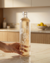 Elegant Glass Bottle with Ceramic Stopper