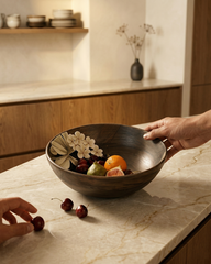 Natural Wooden Salad Bowl