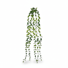 Artificial Hanging Ficus Leaf Garland - 3.3ft Light Green with Dark Tips