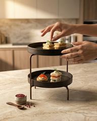 Elegant Two-Tier Cake Stand