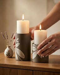 Wooden Candle Holder
