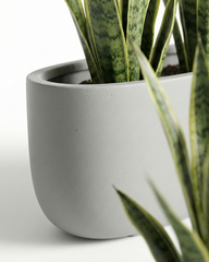 Boat Fiberglass Planter – Matte Grey