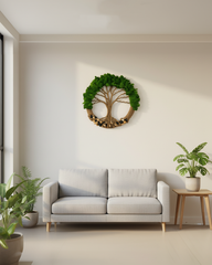 Artificial Moss Tree of Life Wall Decor 30cm (1ft)