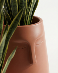 E-Pot A Fiberglass Planter – Terracotta Finish