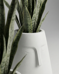 E-Pot Fiberglass Planter – Matte White