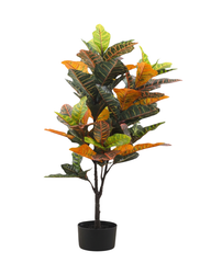 Artificial Croton Leaf Tree 120cm (4ft)