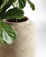 Velvet Fiberglass Planter – Rust Terra Finish