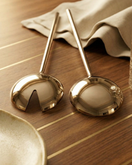 Minimalist Silver Cutlery Set – Set of Two