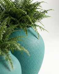 Mallow Fiberglass Planter – Patina Finish