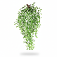 Artificial Hanging Baby Tears Vine - 2.5ft Light Green with White Accents