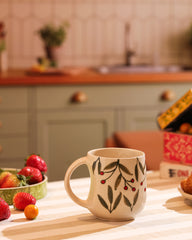 Botanical Branch Ceramic Mug