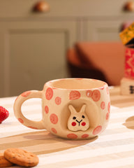 Bunny Face Sculpted Mug