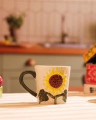 Sunflower Bloom Ceramic Mug