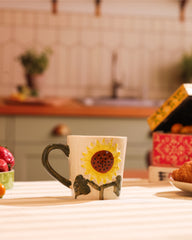 Sunflower Bloom Ceramic Mug