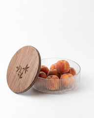 Elegant Roti Box with Wooden Lid