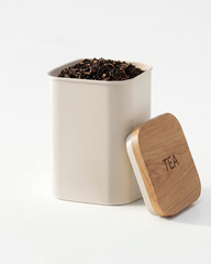 Tea Storage Container with Wooden Lid
