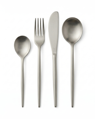 Elegant Silver Cutlery Set – Set of Four