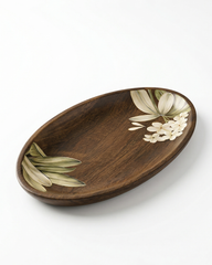 Large Oval Wooden Serving Platter