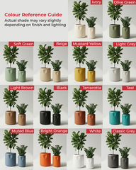 Cool Fiberglass Planter – Olive Green