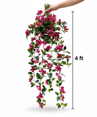 Artificial Hanging Bougainvillea Vine - 4ft Decorative Floral Vine