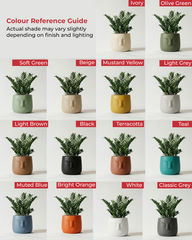 E-Pot B Fiberglass Planter – Terracotta Finish