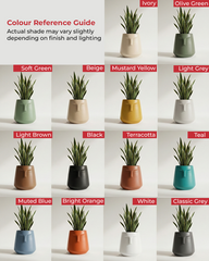 E-Pot A Fiberglass Planter – Terracotta Finish
