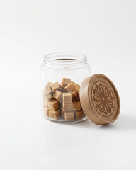 Glass Carafe with Wooden Lid