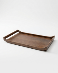 Classic Brown Wooden Serving Tray