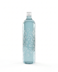 Decorative Glass Bottle with Wooden Stopper