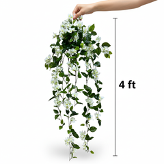 Artificial Cascading Bougainvillea Vine - 4ft Vibrant Hanging Plant