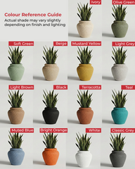 Broom Traditional Fiberglass Planter – Terra