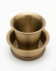 Premium Brass Coffee Set – Gold Finish