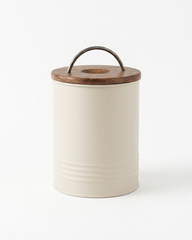 Potato Storage Bin with Wooden Lid