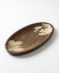 Small Oval Wooden Serving Platter