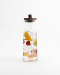 Infusion Glass Bottle with Wooden Stopper