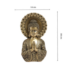 Decorative Serene Buddha Statue, 24 cm