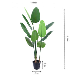 Artificial Banana Tree in Black Pot (150 cm)