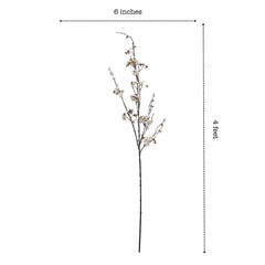 Artificial Cherry Blossom Stick (130 cm, White)