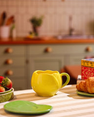 Blooming Yellow Tulip Cup and Saucer Set