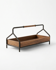 Modern Countertop Wooden Caddy Organizer