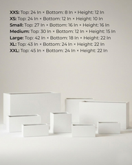 Rectangle Fiberglass Planter – Matte White