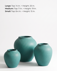Mallow Fiberglass Planter – Patina Finish