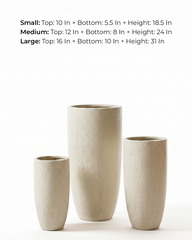 Small Shark Fiberglass Planter – Off White