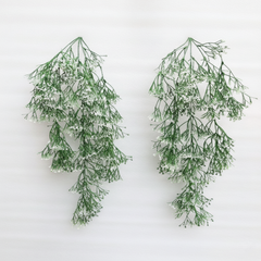 Artificial Hanging Baby?s Breath Green Bush - 2.2 Feet