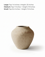 Mallow Fiberglass Planter – Rust Finish