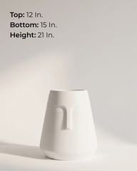 E-Pot Fiberglass Planter – Matte White
