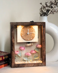 Blush Bloom Clock